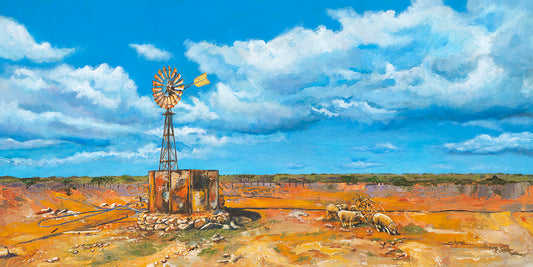 Windmill at 3 Mile Camp, Gnaraloo Station